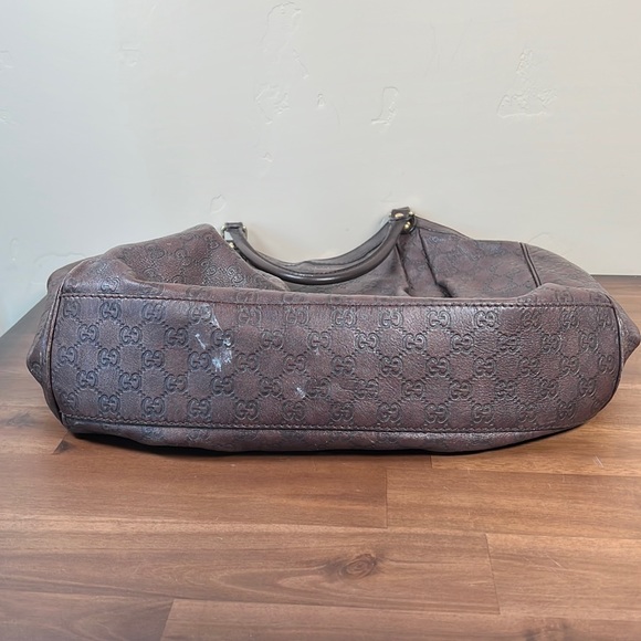 Gucci Brown Leather Sukey bag - Large - Picture 10 of 14
